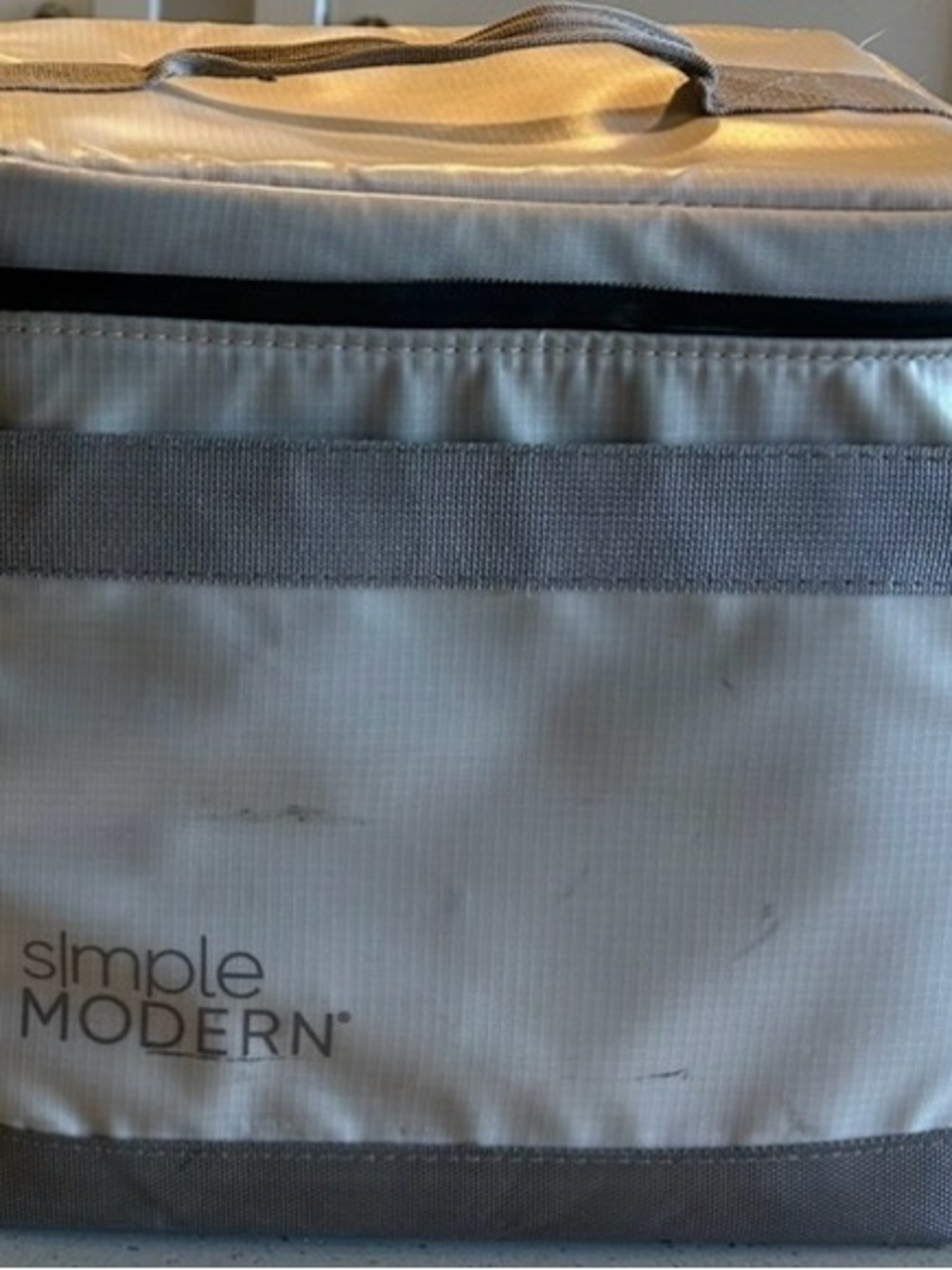 Simple Modern Gray Insulated Lunch Cooler Bag